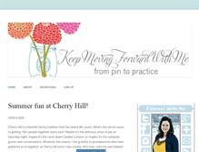 Tablet Screenshot of keepmovingforwardwithme.com